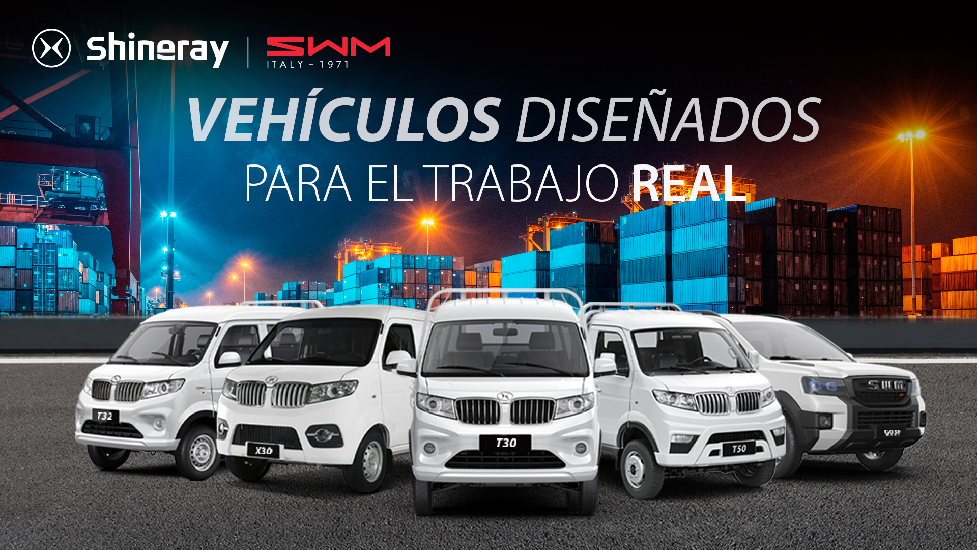 Shineray commercial trucks line