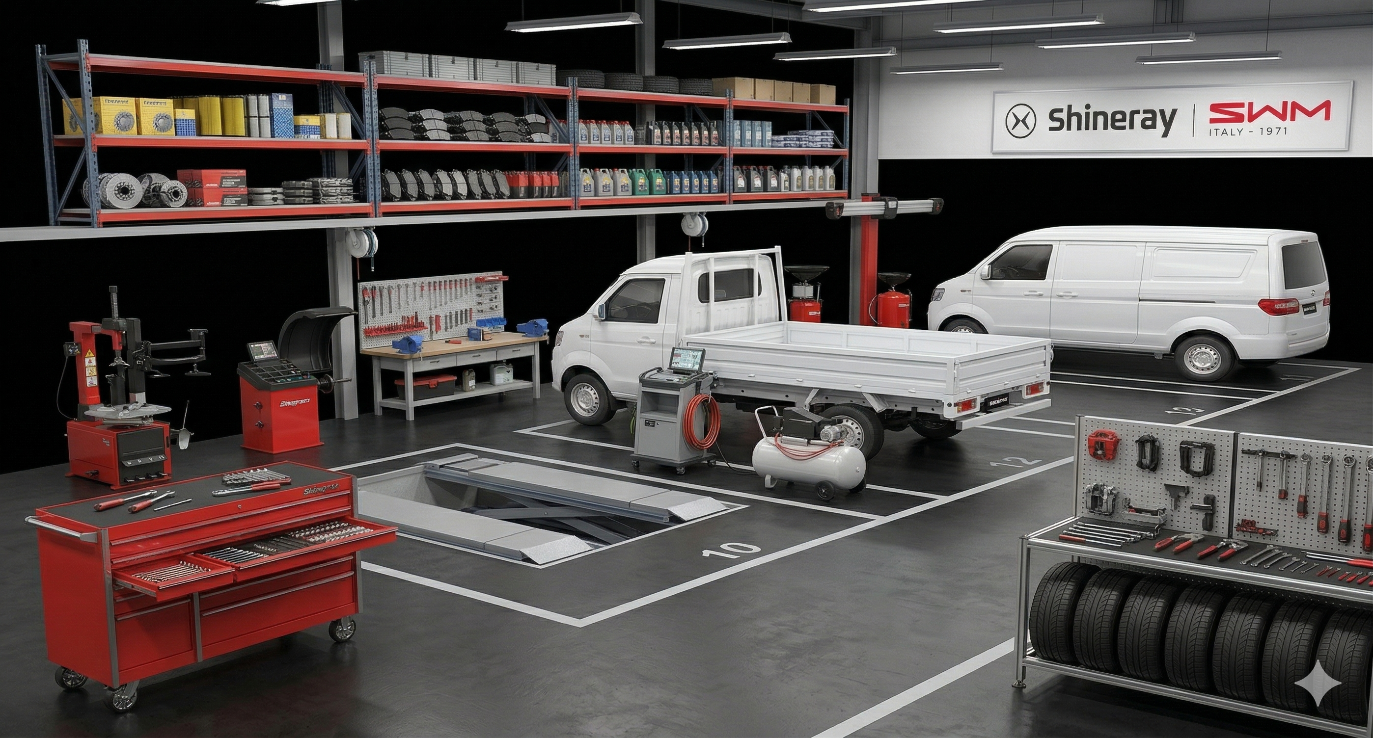 Modern maintenance workshop